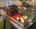 Ver imagem 5 de Churrasqueira Hotbox Parrilla Dupla Grelha Argentina + Uruguaia - Bancada