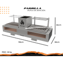 Ver imagem 2 de Churrasqueira Hotbox Parrilla Dupla Grelha Argentina + Uruguaia - Bancada