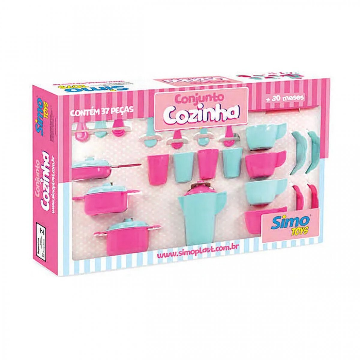 Jogo De Cozinha Infantil Panelinhas Em Inox 8904 - Braskit