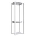 Ver imagem 5 de Estante Closet para Quarto com 2 Cabideiros em Aço 1,83 M Cor:branco