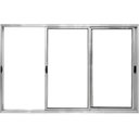 Ver imagem 1 de Vitro de Aluminio 3 Folhas Móveis sem Grade Linha Modular:1,00 X 1,50/brilhante