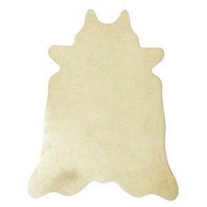 Tapete Couro de Boi - Baby Cow Bege - 240919102995