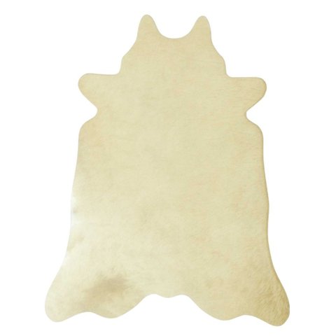 Tapete Couro de Boi - Baby Cow Bege - 240919102995