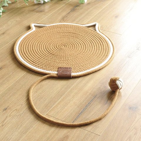 Arranhador Tapete Caminha Gato Pet Felino Animais Brinquedo Rasqueavel Relaxante Anti Estresse Casa 