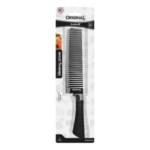 Cutelo 8 Shark Inox Faca Machadinha Peixe Carne Cozinha Jjb