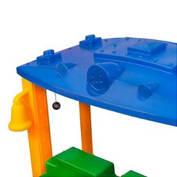 Túnel Infantil Trenzinho Lúdico Colorido de Plástico - 3