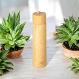 Moedor para Temperos de Bambu – Elegância e Praticidade - 3