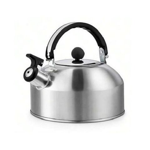 Chaleira em Aço Inox 2,0L com Apito Alça Dobrável e Tampa Sl-7871