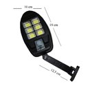 Ver imagem 2 de Luminaria Solar Sensor de Movimento Presença Led Externo Poste 3 Modos Parede