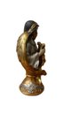 Ver imagem 5 de Escultura Anjo Harpa Dourado Resina 30cm