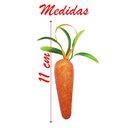 Ver imagem 2 de Enfeite Decorativo Páscoa 18 Cenouras Pendentes Isopor 11cm