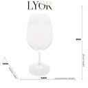 Ver imagem 5 de Taça para Vinho de Cristal Sommelier Lyor 450ml 5171