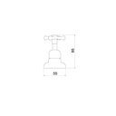 Ver imagem 2 de Acabamento para Registro Tetra C 24 1/2'' 3/4'' e 1'' PET Meber Metais Cinza/Cromado