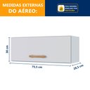 Ver imagem 3 de Armário Aéreo 1 Porta Geladeira Atenas