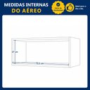 Ver imagem 7 de Armário Aéreo 1 Porta Geladeira Atenas