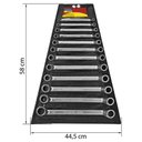 Ver imagem 3 de Jogo 12 Peças Chaves Estrela Master Tramontina Aço Especial Cromado Oficina Mecânico