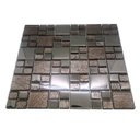 Ver imagem 3 de Pastilha de Vidro Cristal Cromo Prata 30x30cm