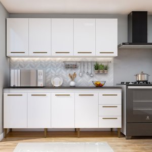 Cozinha Completa 9 Portas e 3 Gavetas Atenas 