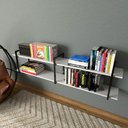 Ver imagem 3 de Prateleira Industrial Moveis Escritorio Quarto Estante Infantil Livro Branco Organizador Brinquedos