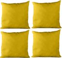 Ver imagem 2 de Almofáda Cheia para Sofá Cor Lisa a Sua Escolha 60 x 60 cm - 1Unidade - Amarelo - Liso