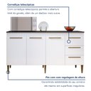 Ver imagem 4 de Cozinha Completa 7 Portas 3 Gavetas Atenas