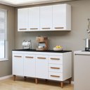 Ver imagem 1 de Cozinha Completa Modulada 7 Portas 3 Gavetas Atenas