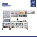 Ver mais imagens de Cozinha Completa 12 Portas 3 Gavetas Atenas