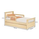 Ver imagem 6 de Conjunto com Bicama Solteiro, Prateleira e Guarda-Roupa Modulado LED Wave Casatema MadeiraOriginals Branco/Marrom