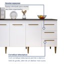 Ver imagem 3 de Balcão Atenas 4 Portas e 3 Gavetas