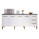 Ver imagem 2 de Balcão Atenas 4 Portas e 3 Gavetas 