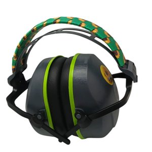 Abafador de Ruidos Green para Neurotipicos 26 Db Cinza e Verde