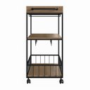 Ver imagem 5 de Carrinho Bar com Adega e Porta Taças Cecília Yescasa