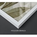 Ver imagem 4 de Kit 3 Quadros Decorativo Dente de Leão Bege Boho com Moldura