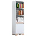 Ver imagem 4 de Rack com Estante em Mdp Quitidá Branco com Siena