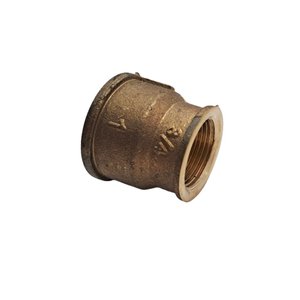 Luva de Redução 1" X 3/4 em Latão Amarela:amarela