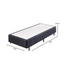 Ver imagem 3 de Base Box Somiê Solteiro 79x198x37cm Uni Azul/Marinho Ecoflex