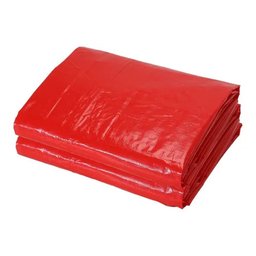 Lona Plástica Vermelha Impermeável 300 Micras Multiuso 10x10 - 3