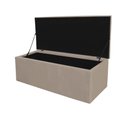 Ver imagem 6 de Kit Cabeceira + Calçadeira Baú Capitonê Livia 100cm Solteiro para Cama Box Suede Bege - Gat Magazine