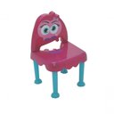 Ver imagem 1 de Cadeira Infantil Monster com Base Azul Livre de Materiais Tóxicos Rosa Tramontina