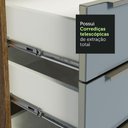 Ver mais imagens de Torre Quente Madesa Lux 60 cm 1 Porta 3 Gavetas Rustic/Cinza