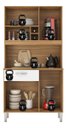 Ver imagem 6 de Kit Cozinha Compacta Malta 91401 Marrom