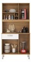 Ver imagem 2 de Kit Cozinha Compacta Malta 91401 Marrom