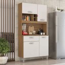 Ver imagem 1 de Kit Cozinha Compacta Malta 91401 Marrom