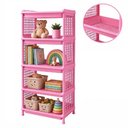 Ver imagem 2 de Estante Organizadora Infantil Estante Organizadora 5 Andares Polipropileno 40cm Rosa