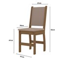 Ver imagem 6 de Mesa de Jantar 04 Cadeiras Clara Poliman Móveis