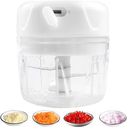 Processador de Alho e Frutas Elétrico 250ml Usb - 1