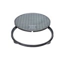 Ver imagem 3 de Tampa Tampão de Chão T050 em Alumínio Circular Simples 50cm