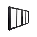 Ver imagem 2 de Janela de Correr Abertura Central Premium 4 Folhas Vidro Liso 100x120cm Espresso Esquadrias