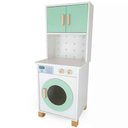 Ver imagem 6 de Kit Mini Cozinha Infantil com Geladeira e Máquina de Lavar - Verde Claro