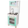 Kit Mini Cozinha Infantil com Geladeira e Máquina de Lavar - Verde Claro - 5